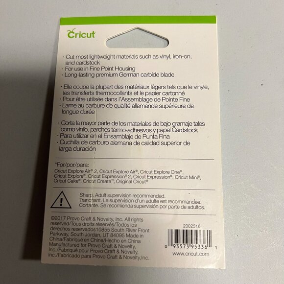 Cricut Premium Replacement Blade: Silver Craft Cutting Tool for Cricut Machines - Picture 7 of 8